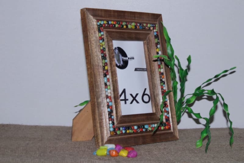 Colorful Wooden Photo Frame — Wood