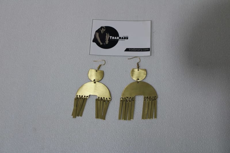 Brass EarrinGs — undefined