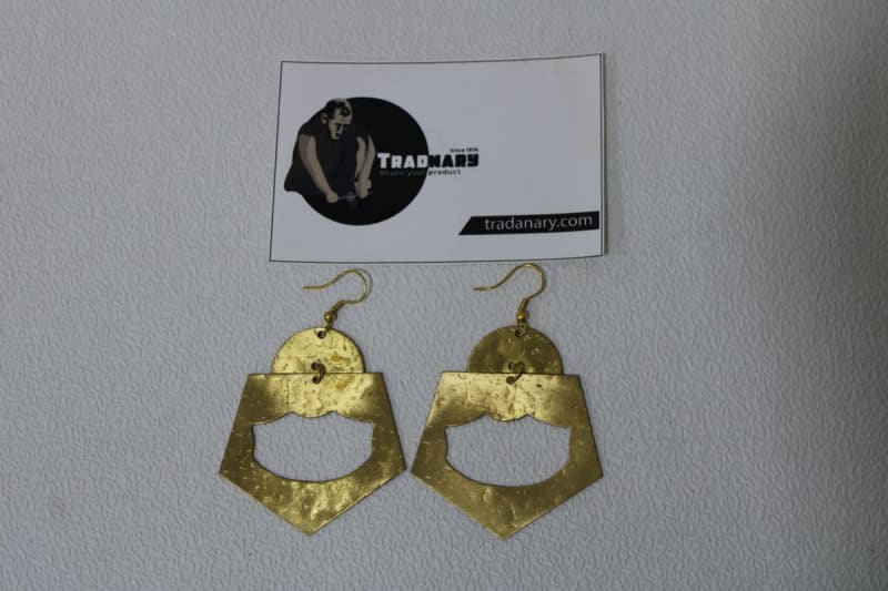 Brass EarriNgs — undefined