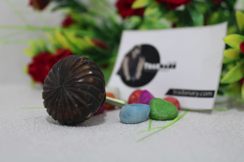 Brown Resin Knob — Resin