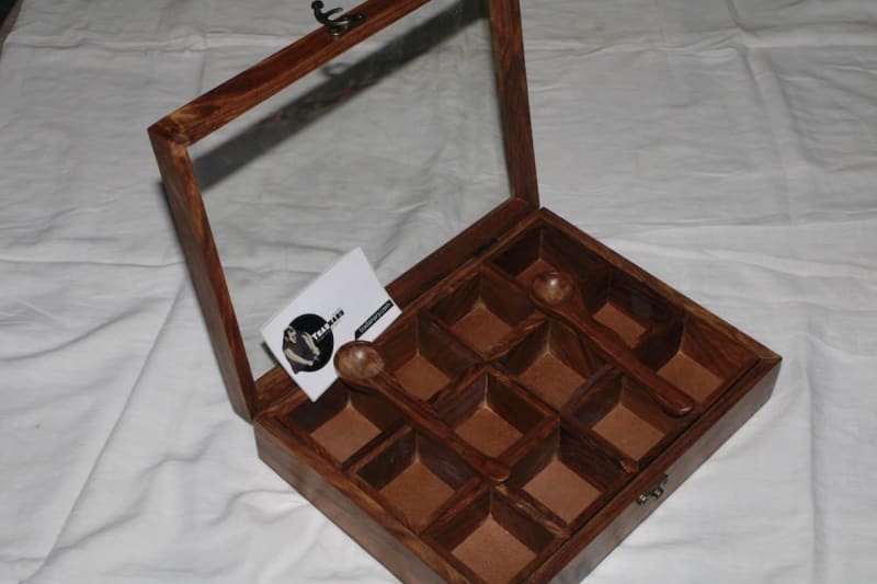 Wooden Spice Box — Wooden