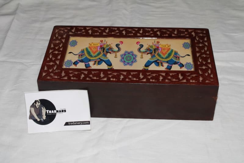 Painted Wooden Box