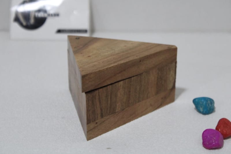 Triangle Wooden Box