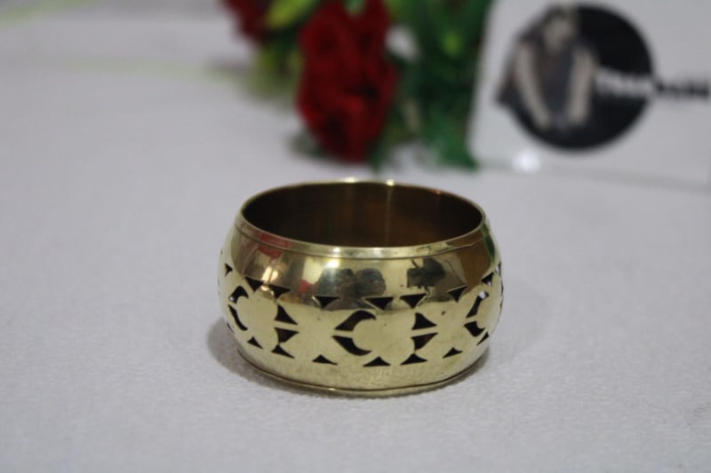 Designed Brass Ring — Brass