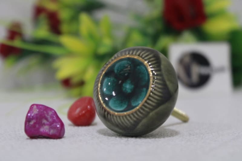 Ceramic Decorative Round  Knob — Ceramic 
