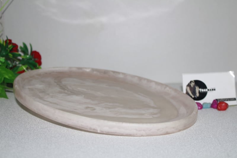 White Resin Plate — Resin