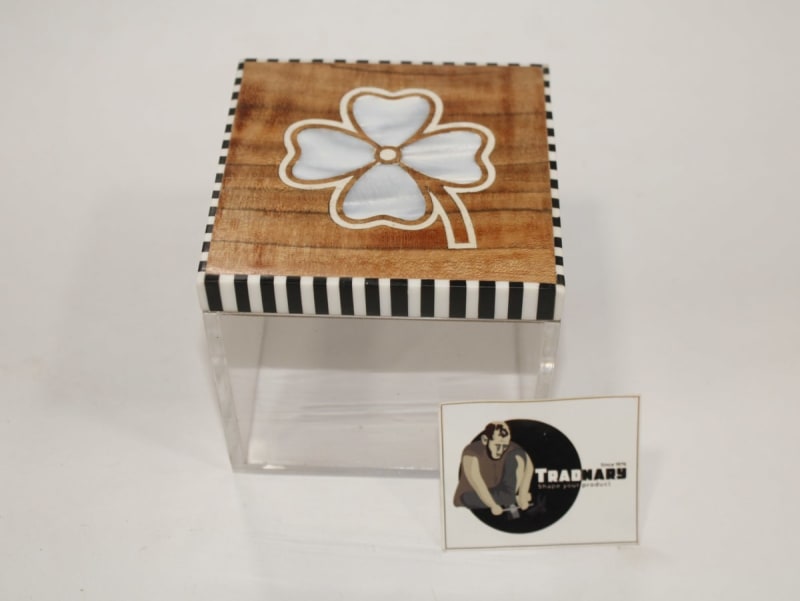 Acrylic Candy Box With MOP Inlay Lid