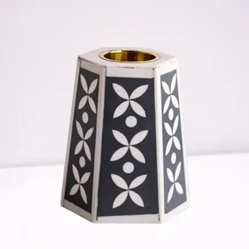 Bone Inlay Bakhoor Burner Mukhbar Set
