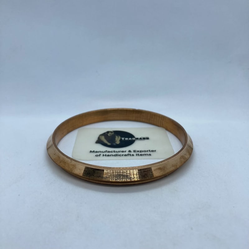 Pure Copper Bangle With Knife Edge Design
