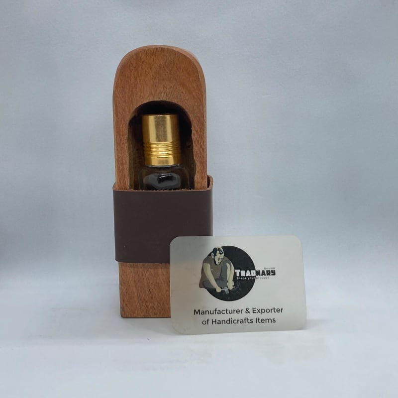 Handmade Wooden Attar & Perfume Box in Acacia Wood