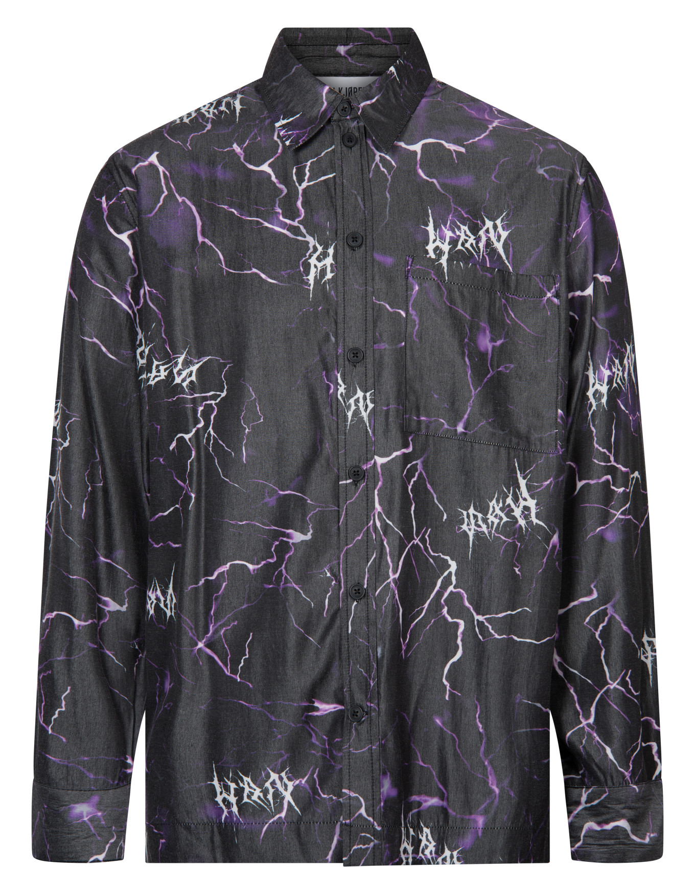 Boxy Shirt Long Sleeve, Purple Thunder image number 4
