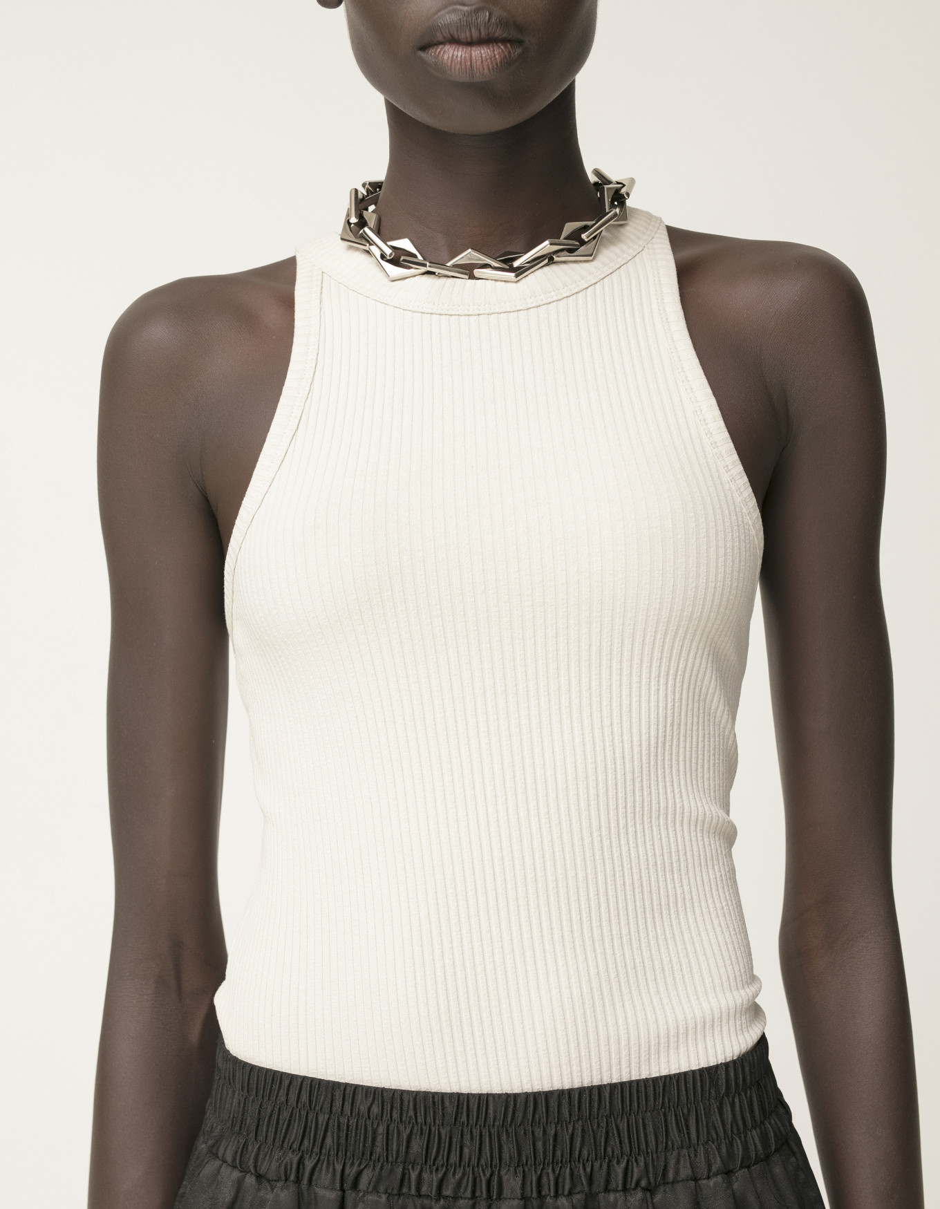 Ribbed Racer Top,  image number 4