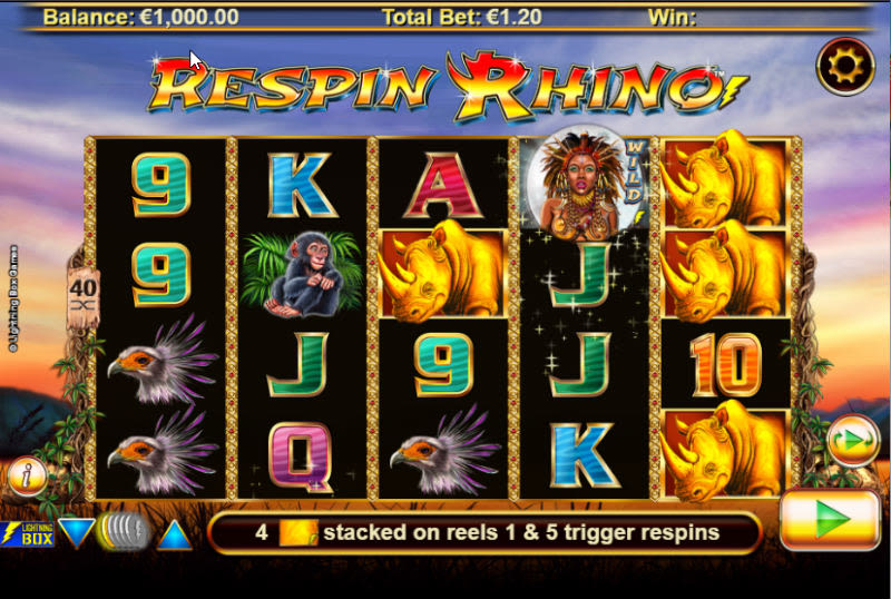 AHTI respin rhino slotti