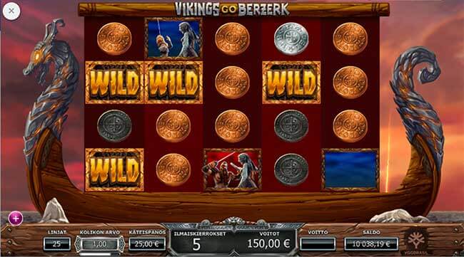 Vikings Go Berzerk Kolikkopeli Vikings Go Berzerk Kolikkopeli