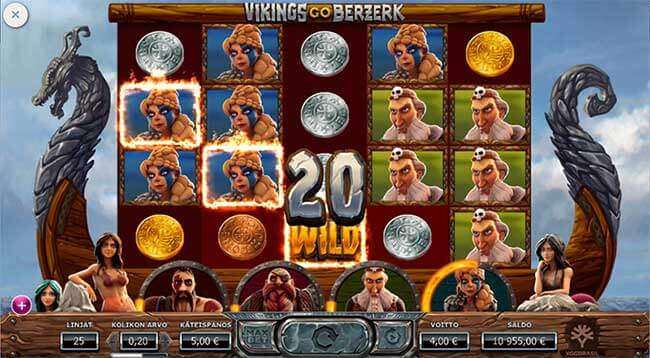 Vikings Go Berzerk Kolikkopeli Vikings Go Berzerk Kolikkopeli