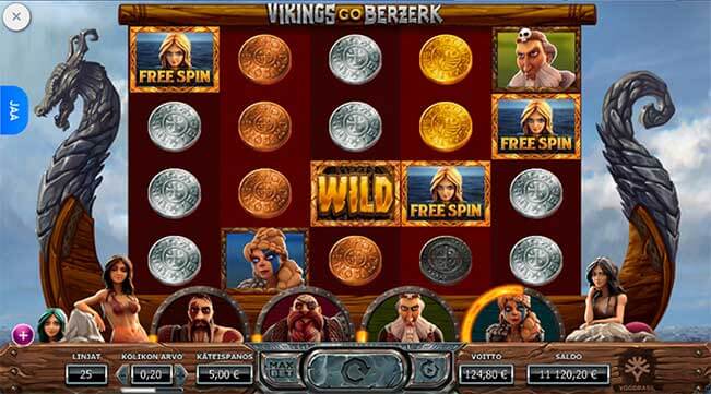 Vikings Go Berzerk Kolikkopeli Vikings Go Berzerk Kolikkopeli
