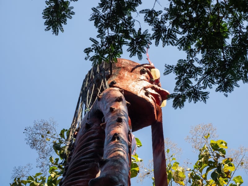 電飾の多い地獄寺「Wat Mae Kaet Noi」