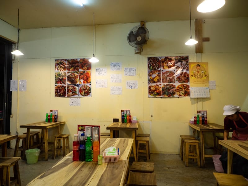 引越し後、近所の「ก๋วยเตี๋ยว ร.เรือ」で食事