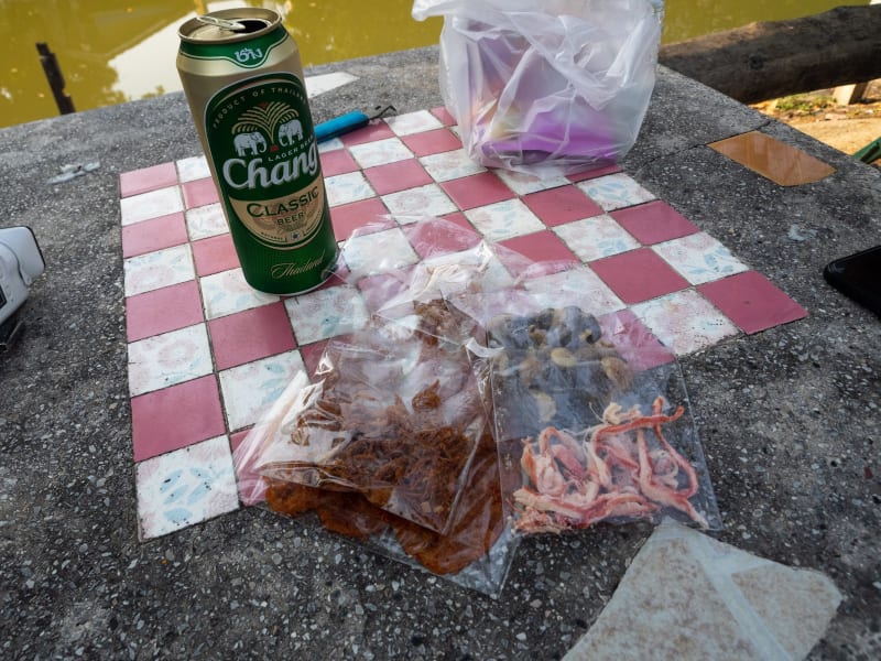 チェンマイの郊外で散歩と飲み