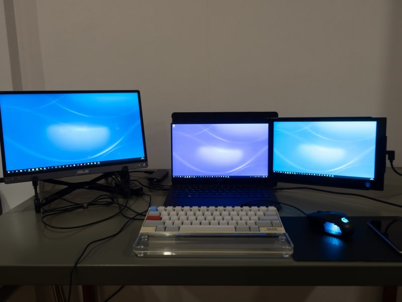 ASUS MB16ACとDUEXで作るトリプルディスプレイ環境