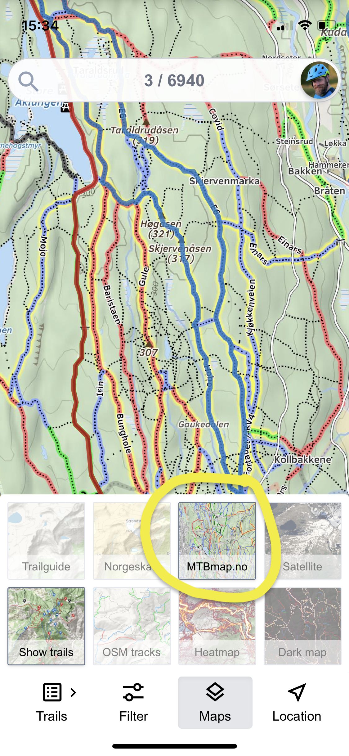 Choose MTBmap