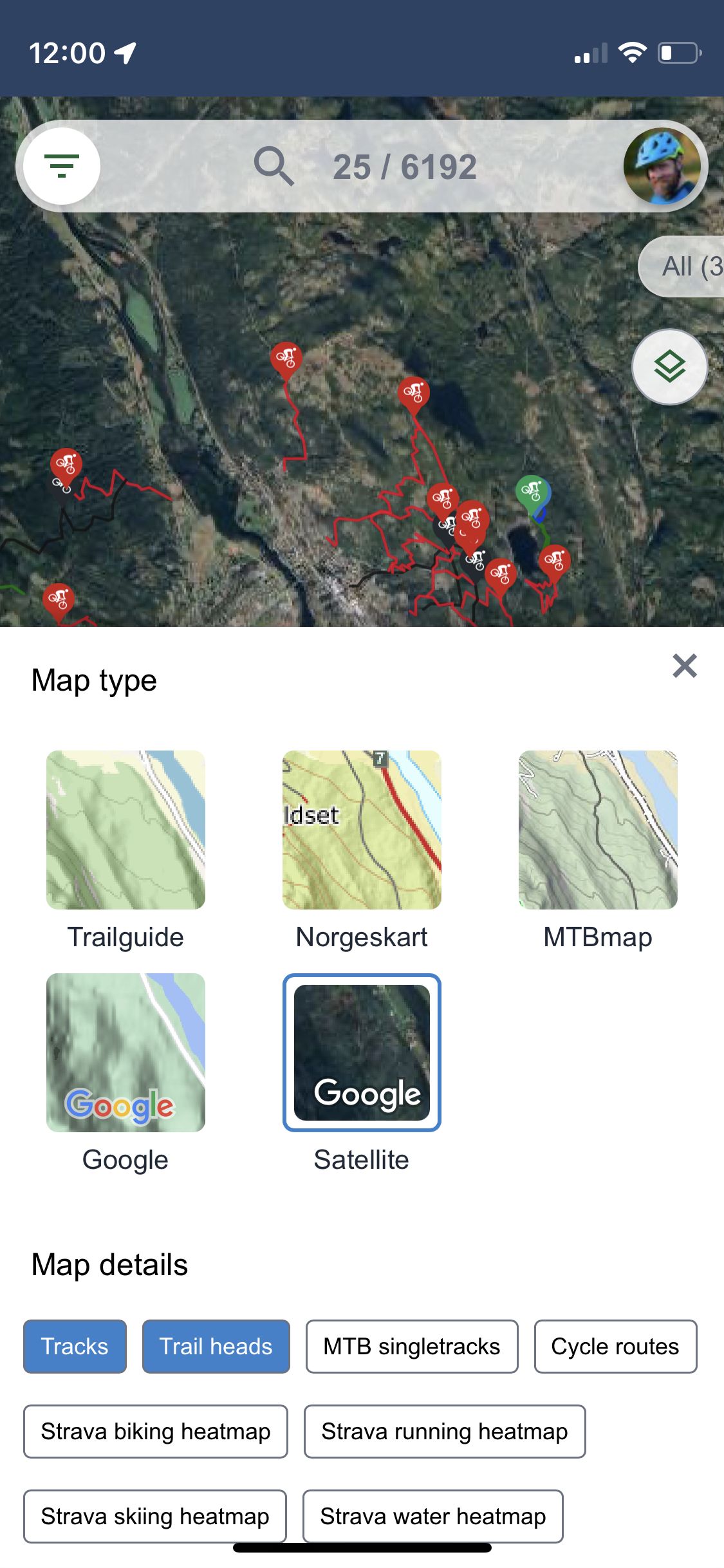 Use the satellite base map to see what is really on the ground