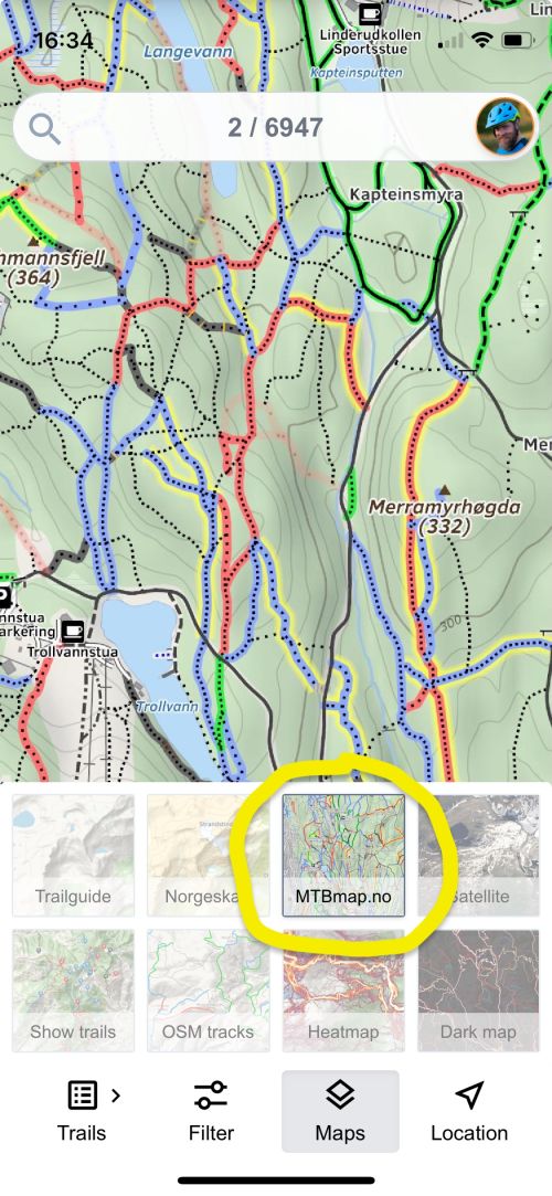 MTBmap.no