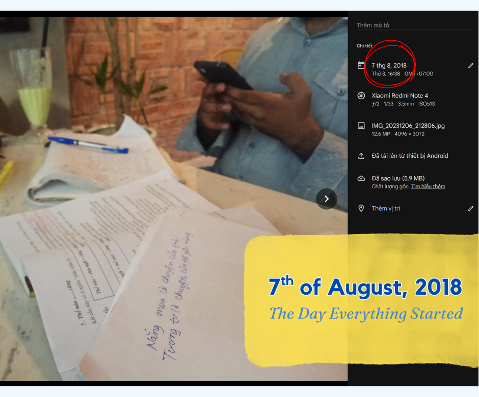 7th of August 2018 - The Day Everything Started