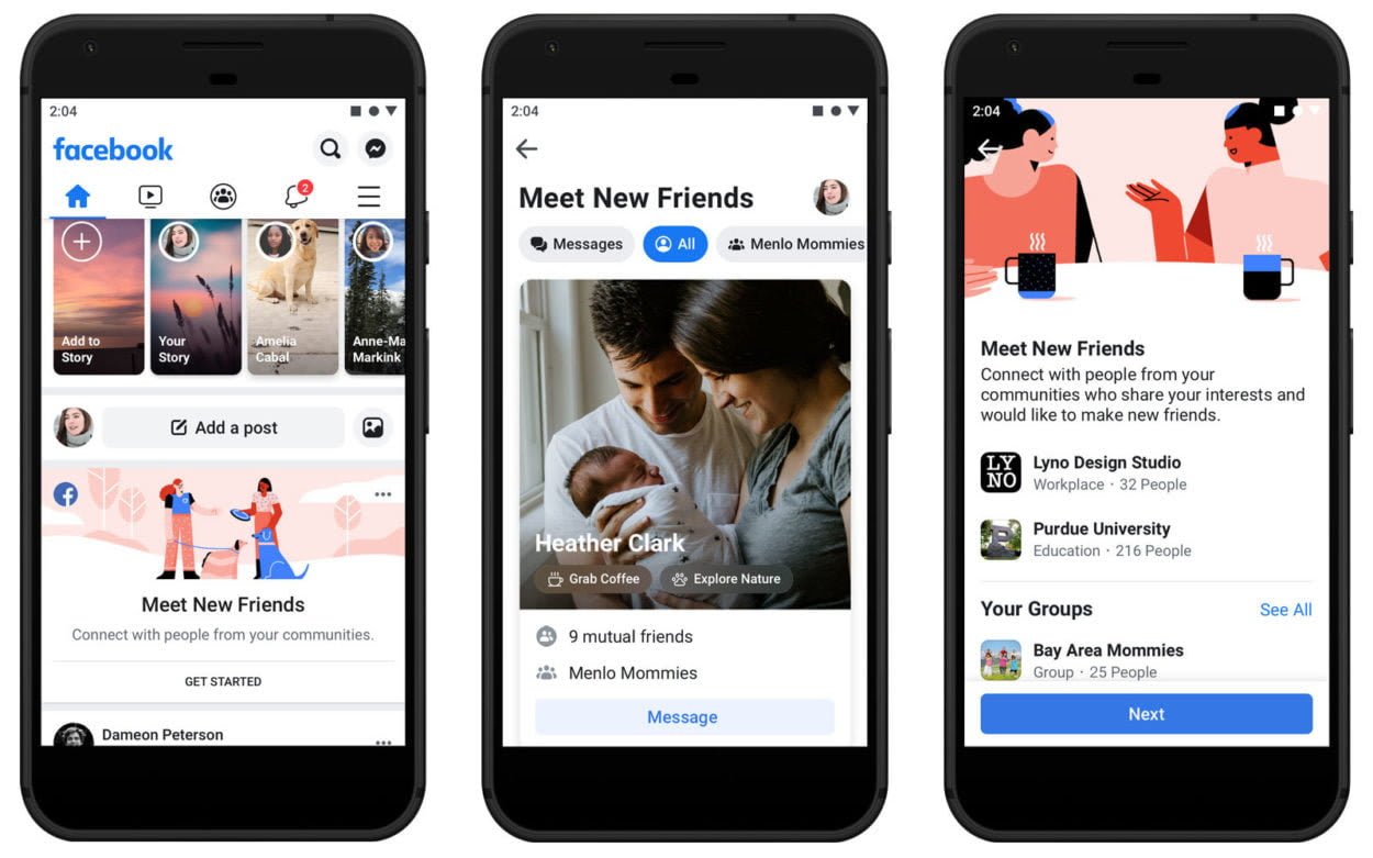 Facebook cập nhật giao diện mới trong năm 2019