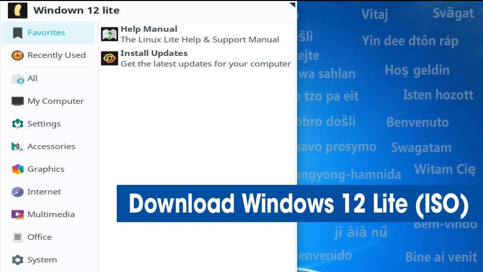windows 12 lite linux free download