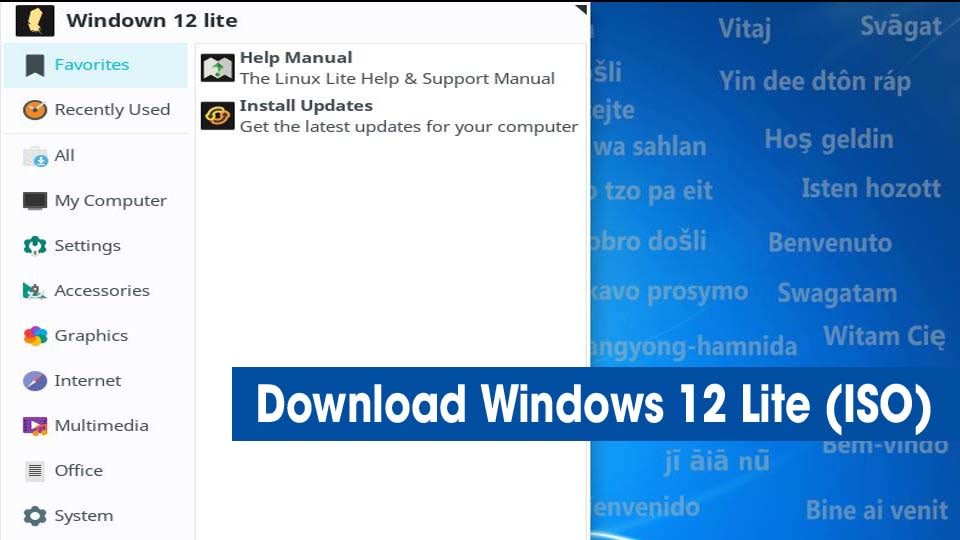 windows 12 lite linux download