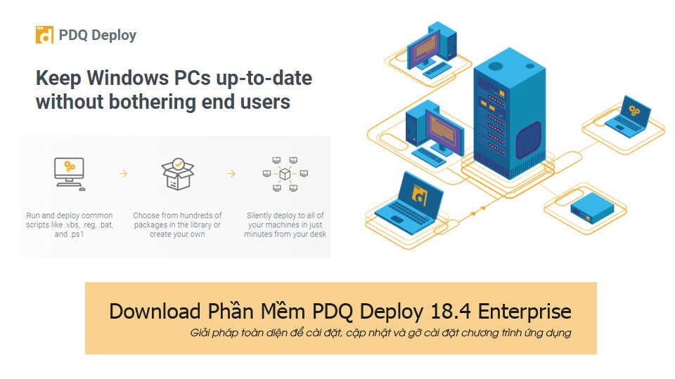 Download PDQ Deploy Enterprise – Giải pháp quản lý và cài đặt ứng dụng phần mềm