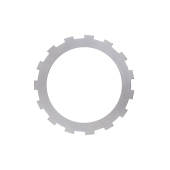 25425 - Steel Plate - A40, A41, A43, A40D, A42D, A42DL, A43D, A43DE, A43DL, A44D, A44DL, A45DF, A45DL, AW55, AW70/71/72, KM148, A46DE, A46DF Low, Rev. 1972 - On. Toyota, Mitsubishi  OEM # 35634-22080 Ind # 67104