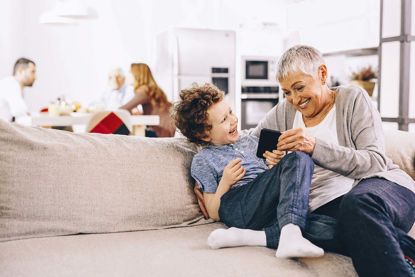 Child trying to escape grandmothers new found tik tok addiction