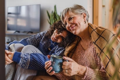 Cozy Mother Daughter