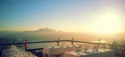 Rigi Kaltbad Ausblick Bergpanorama