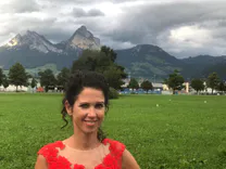 Gunvor vor dem kleinen Mythen