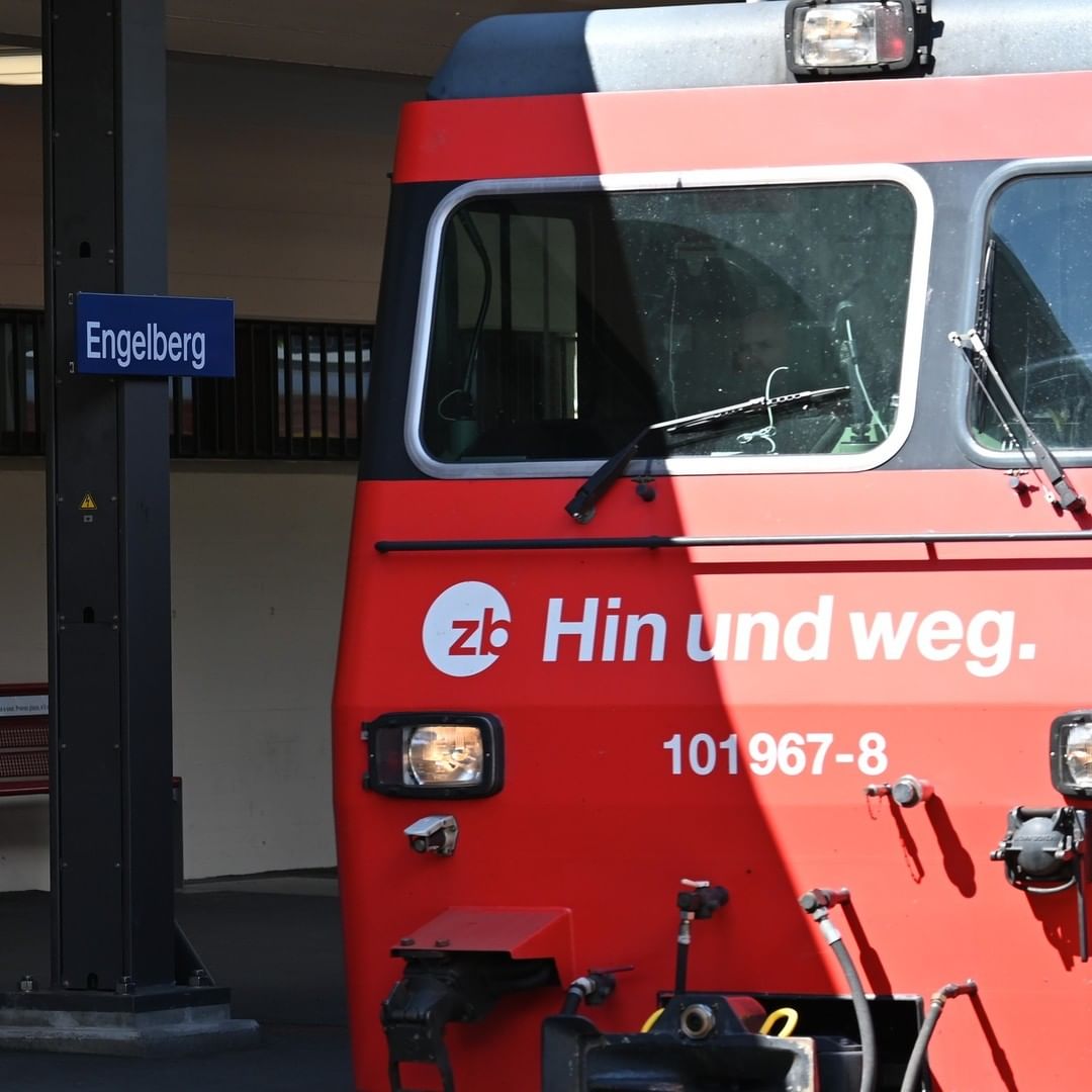 Photo by Bellevue-Terminus | Engelberg in Hotel Bellevue-Terminus, Engelberg. May be an image of text that says 'Engelberg .---- zb Hin und weg. 101967-8'.