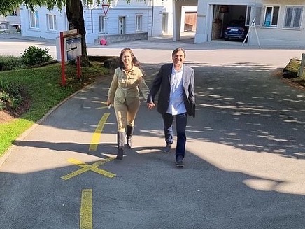 Photo by Gunvor on September 13, 2022. May be an image of 2 people, people standing and outdoors.