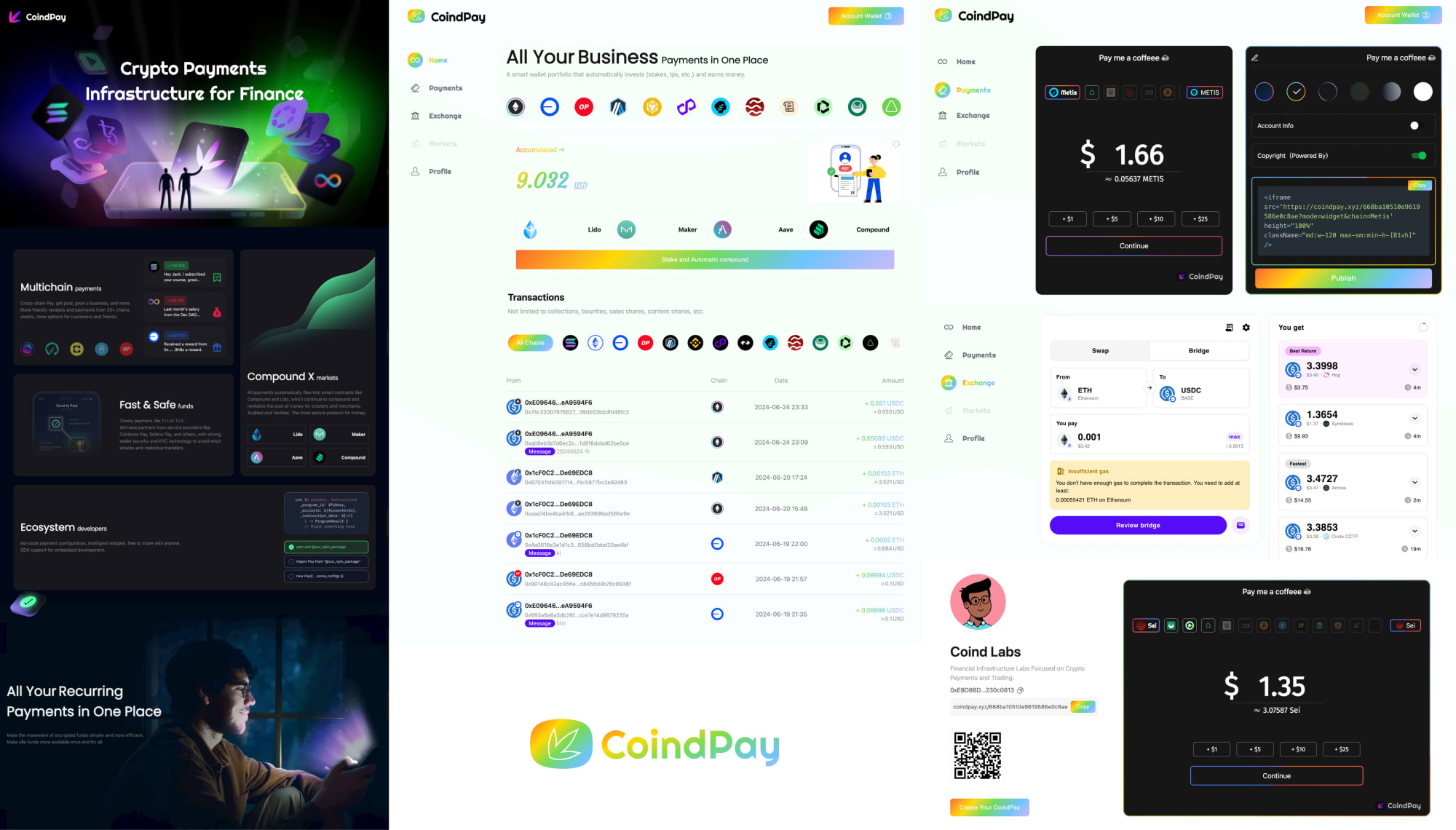 CoindPay Portfolio_X
