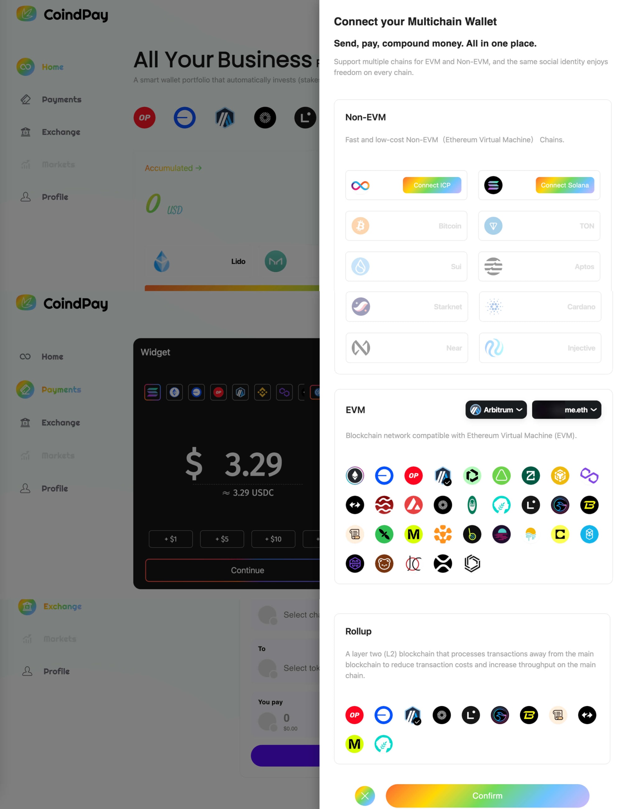 CoindPay Chains