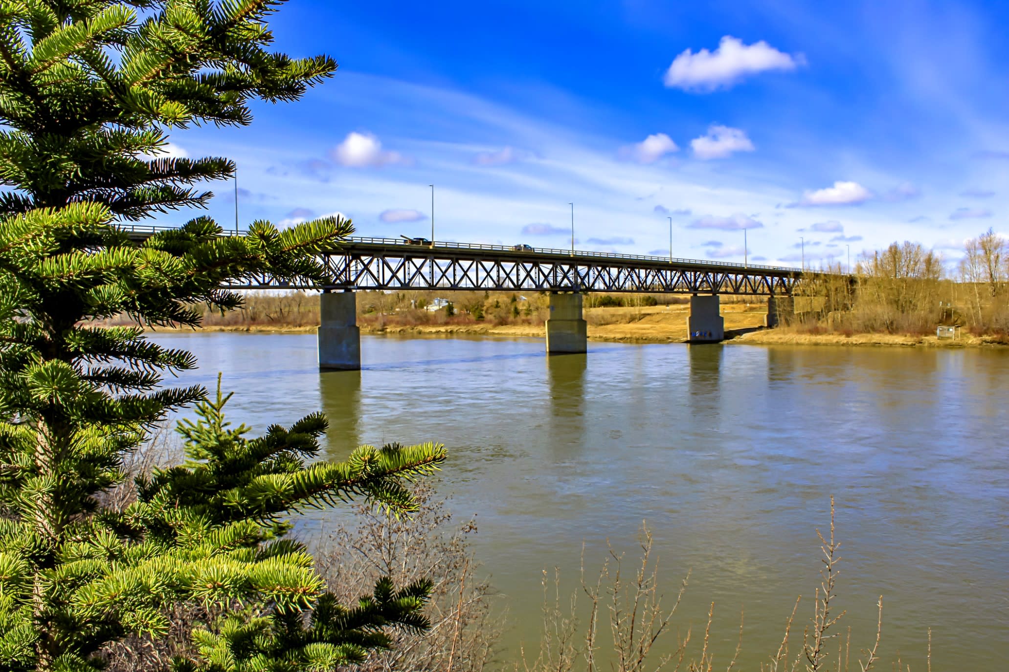 Fort-Saskatachewan river crossing