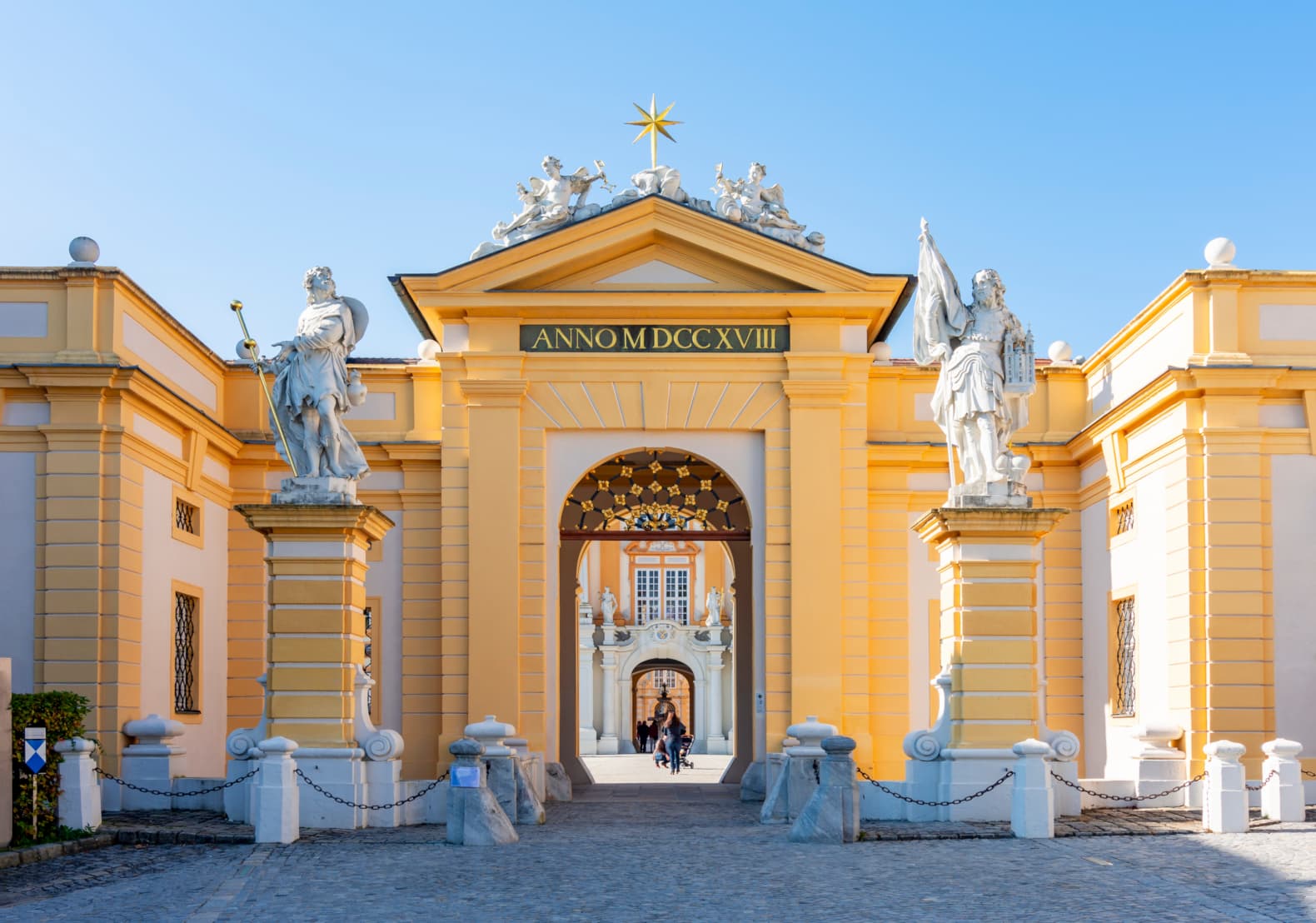 HISTORIC LIBRARIES - Melk abbey in Wachau valley, Austria
