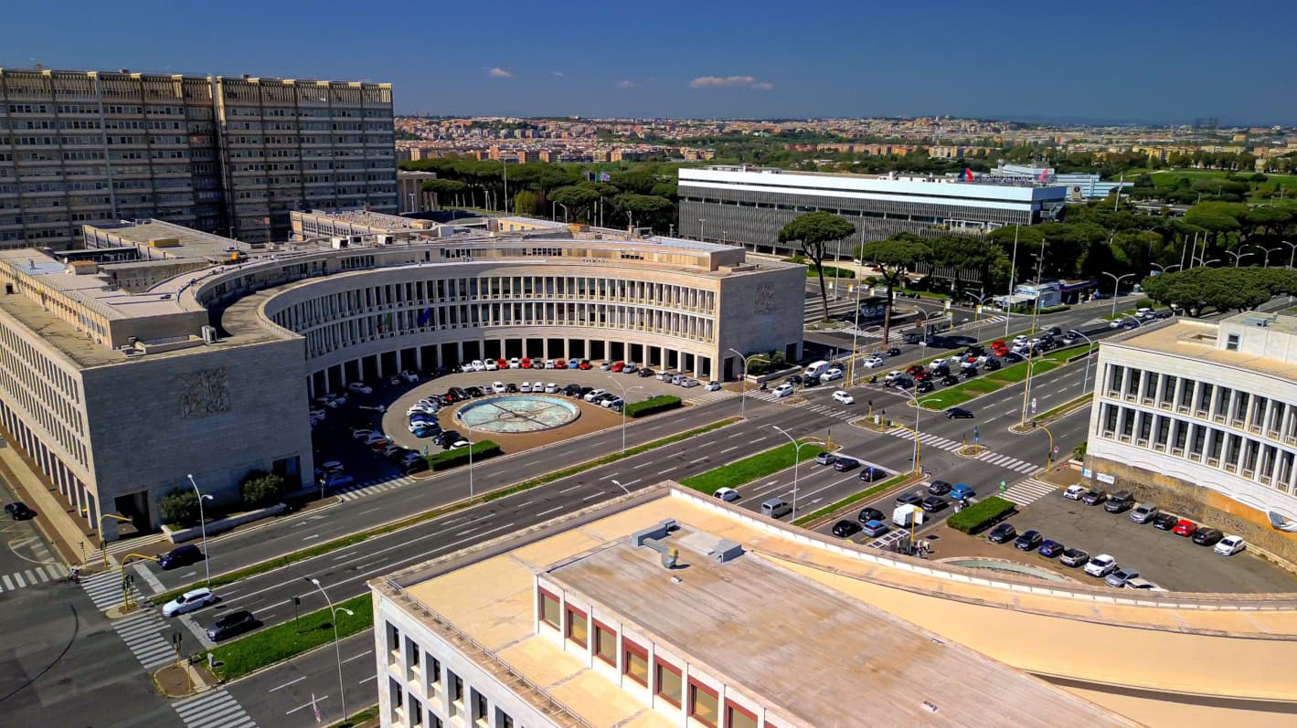 The Colosseo district, Rome