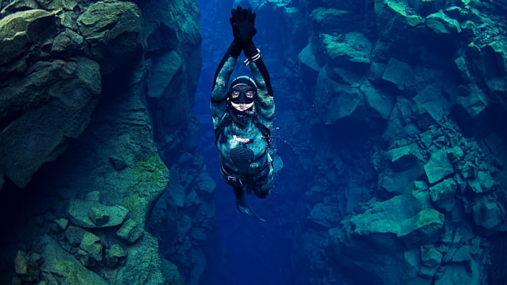 Freediving Between Continents