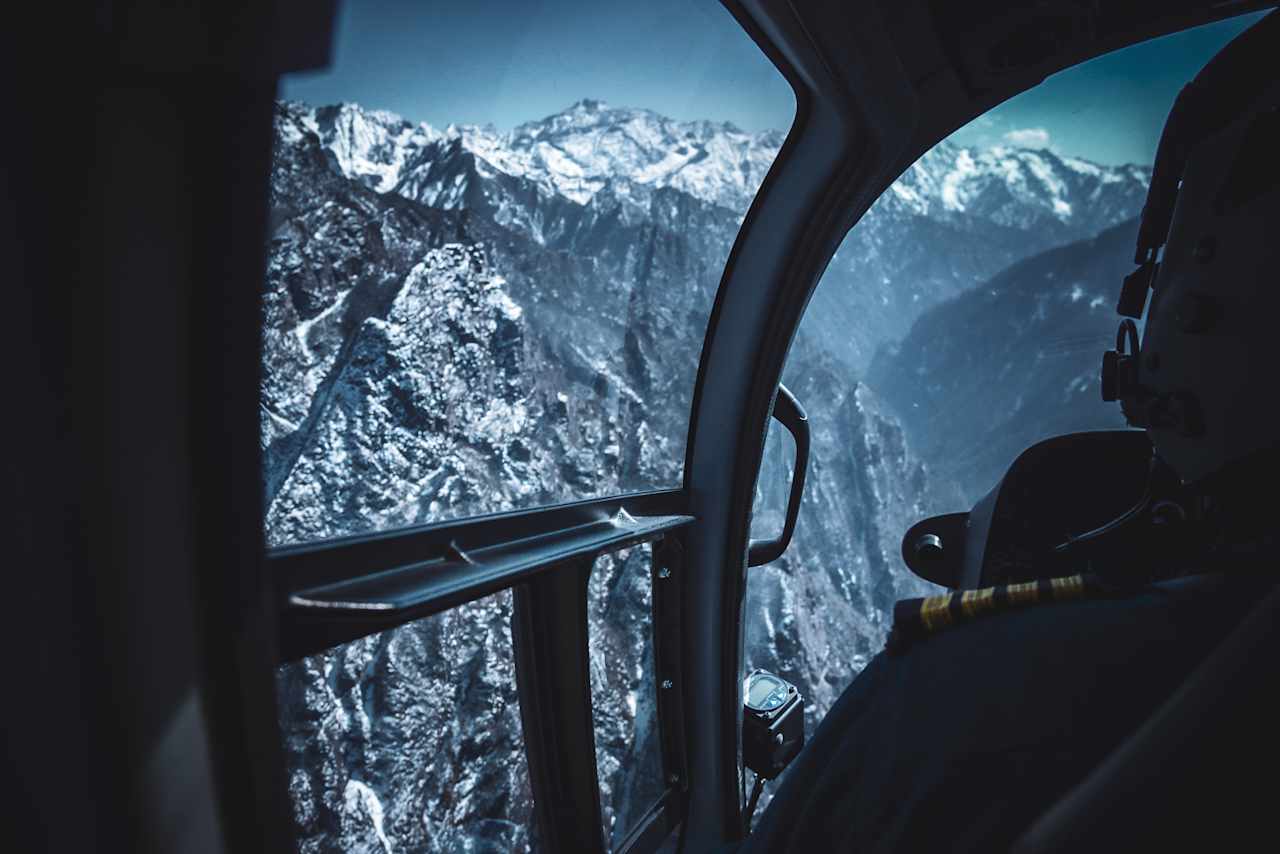 Helicopter to Remote Valleys