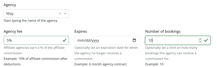 Agency representation