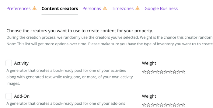 Social content creators