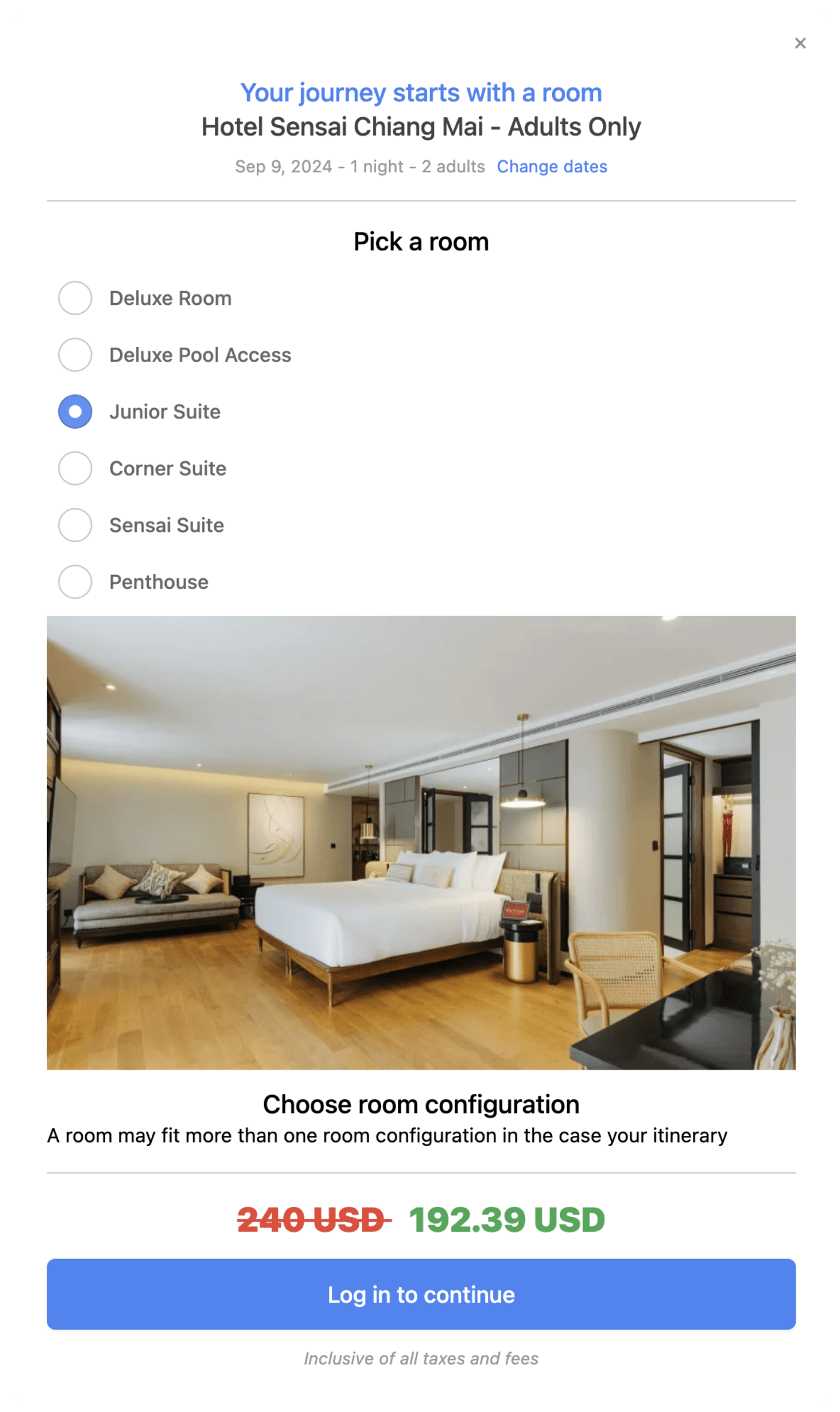 Room configurator