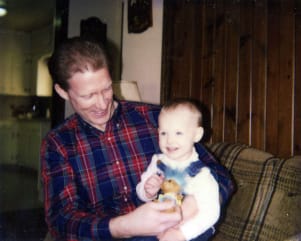Old Picture of Jayme with her first Troll